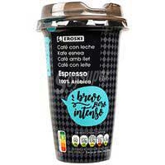 Café espresso eroski, vaso 250 ml