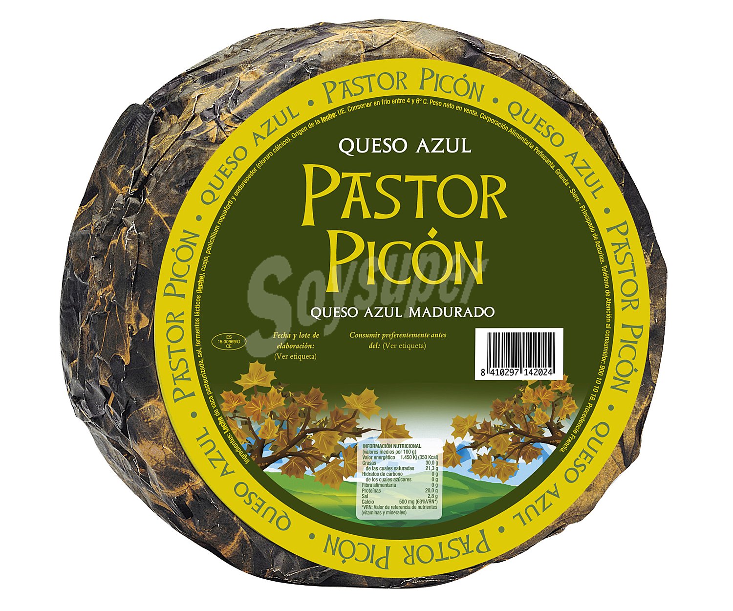 Queso azul tierno