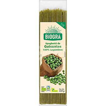 Spaghetti de guisantes ecológicos 100% legumbres