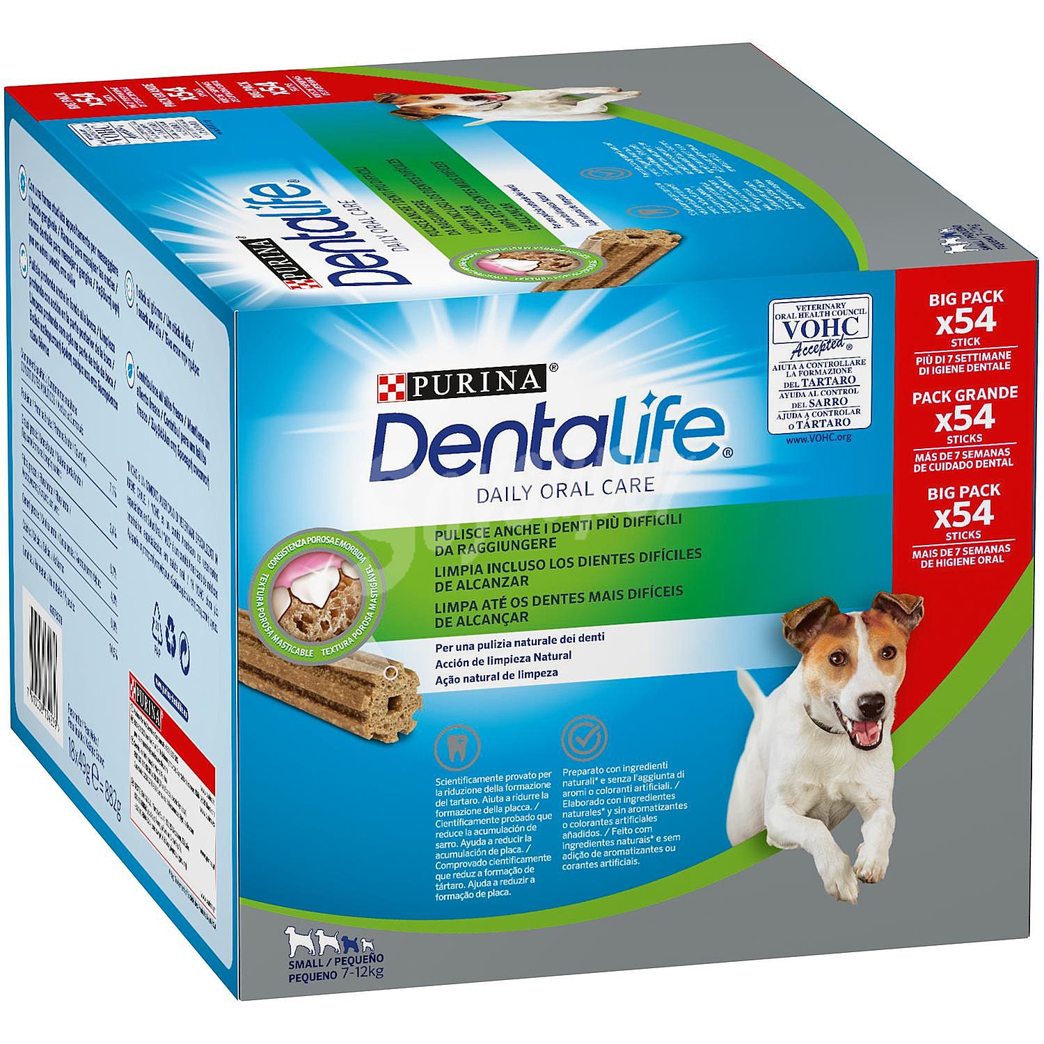 Snack dental para perro pequeño Purina Dentalife Multipack