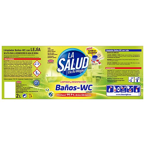 La salud Lejía baños wc limón la salud