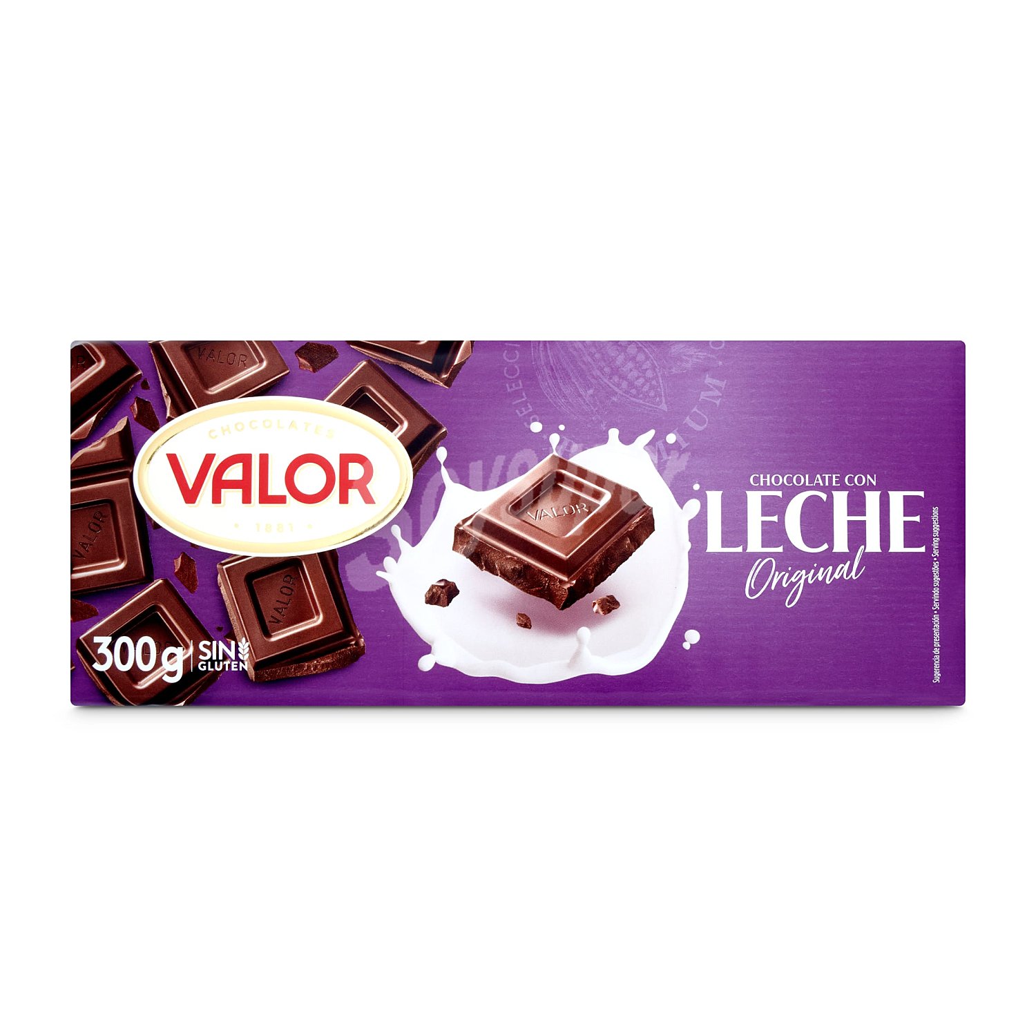 Chocolate con leche puro valor