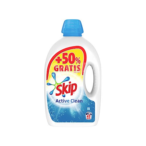 Skip Detergente líquido para la ropa skip active lean 45 lav