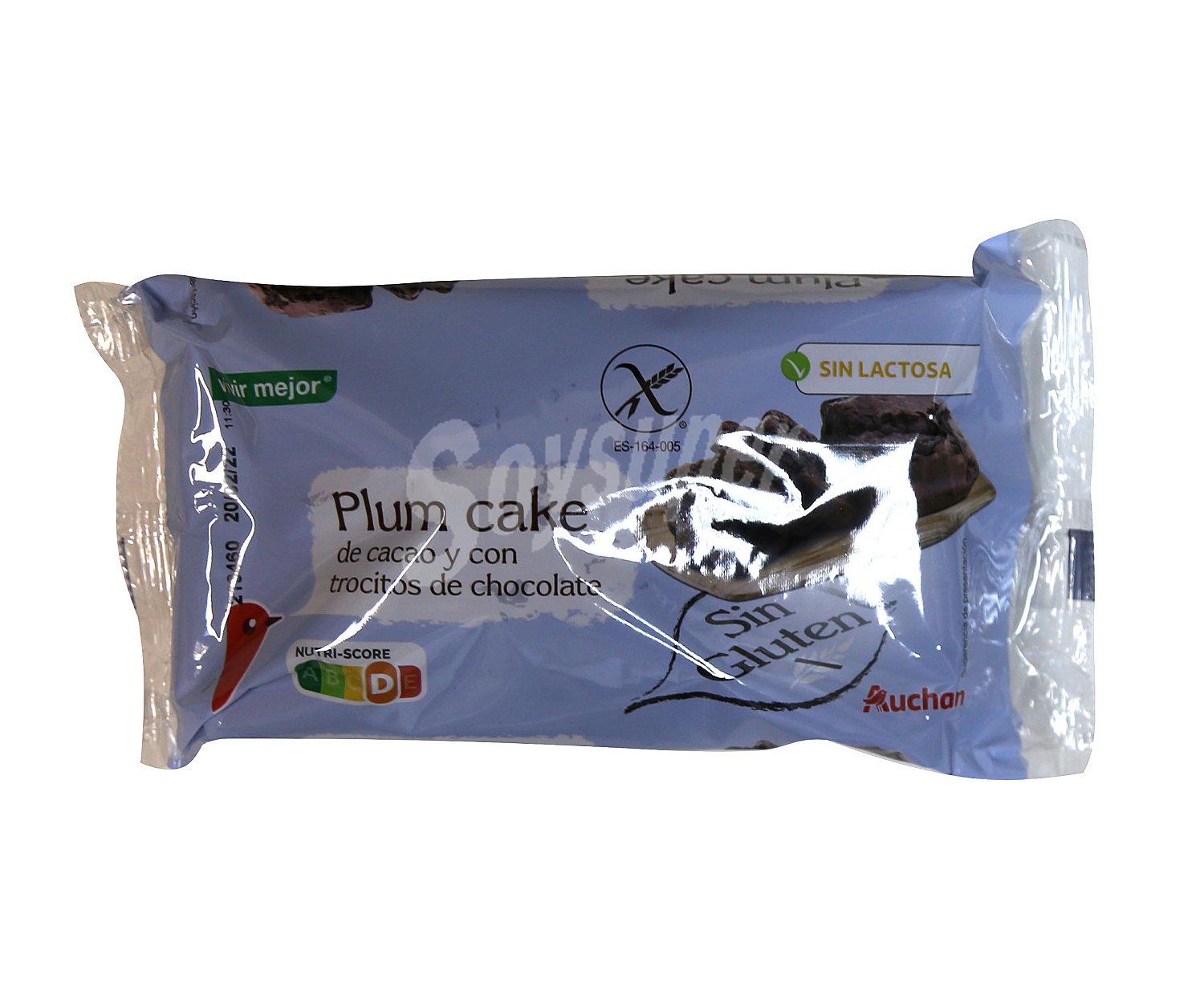 Producto alcampo Plumcake cacao con trocitos de chocolate sin gluten producto alcampo