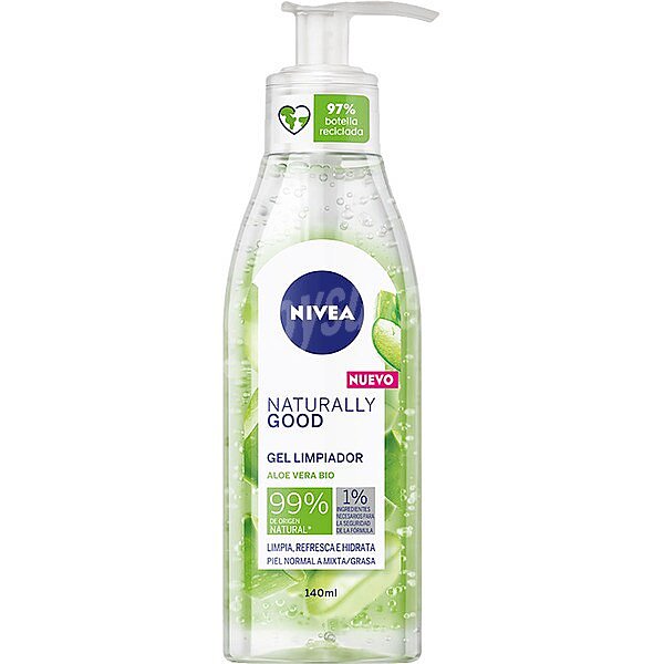 Gel limpiador aloe vera Naturally Good Nivea