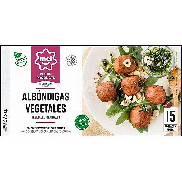 albóndigas vegetales envase 420 g