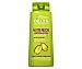 Fructis Champú fortificante sin parabenos, para cabello rizado u ondulado fructis Nutri rizos