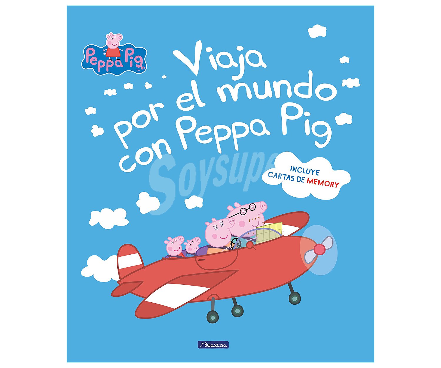 Libro viaja por el mundo con Peppa Pig, VV.AA. Género: infantil. Editorial Beascoa.