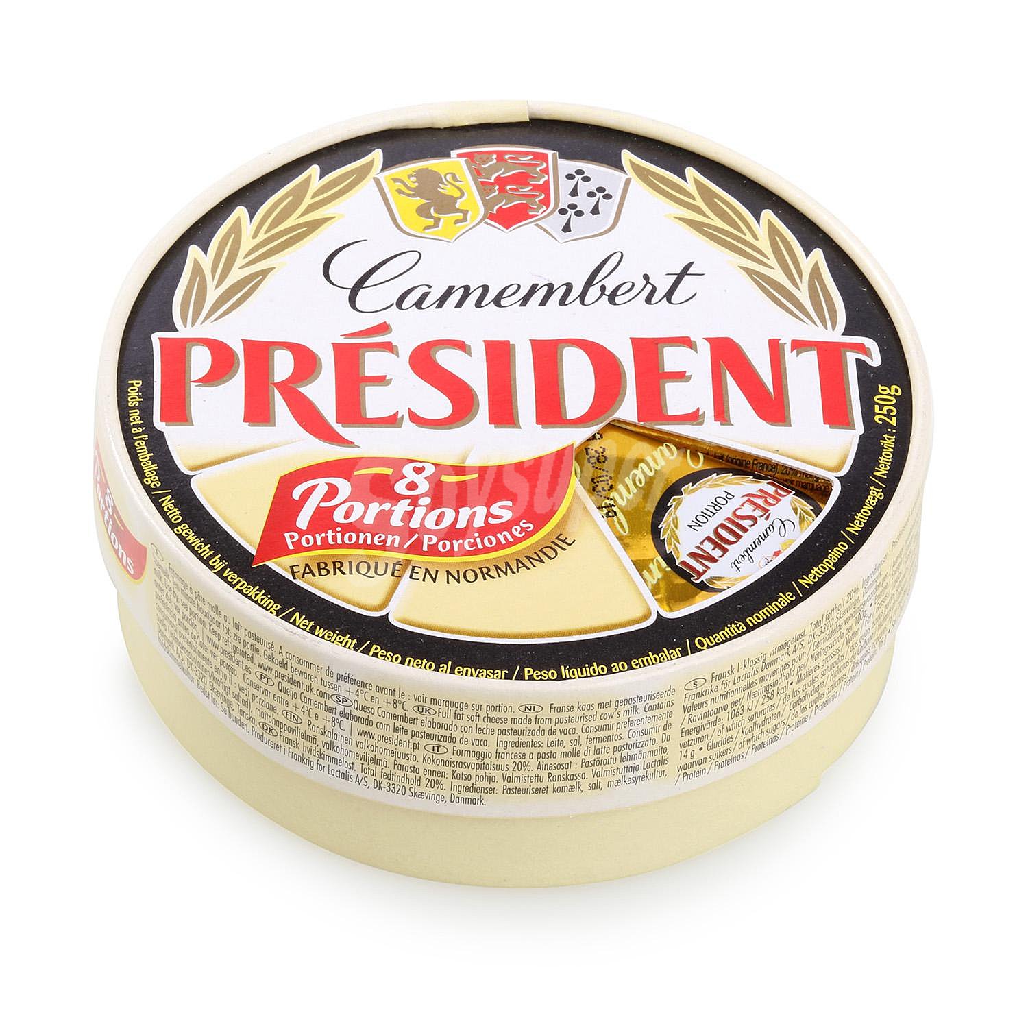 Queso en porciones Camembert