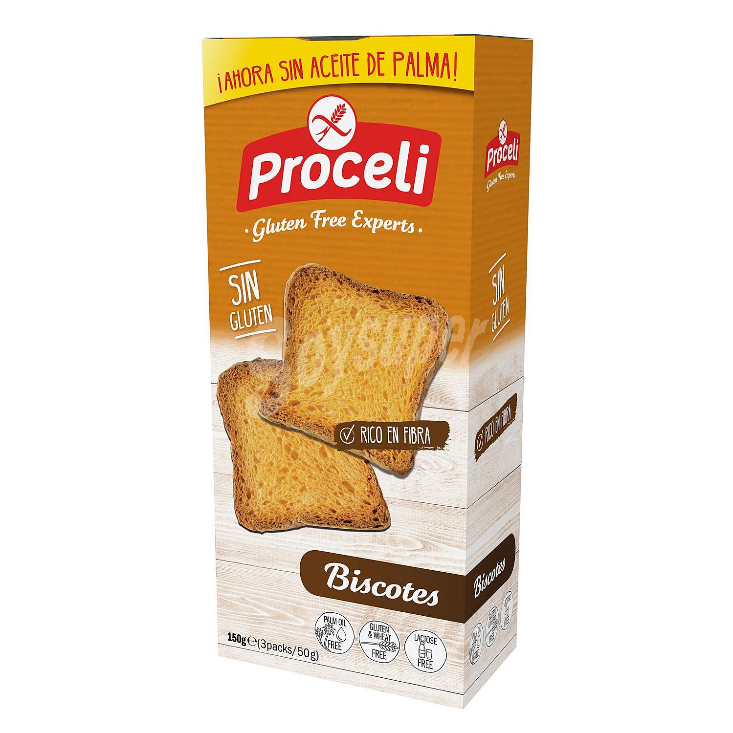 Biscotes sin gluten