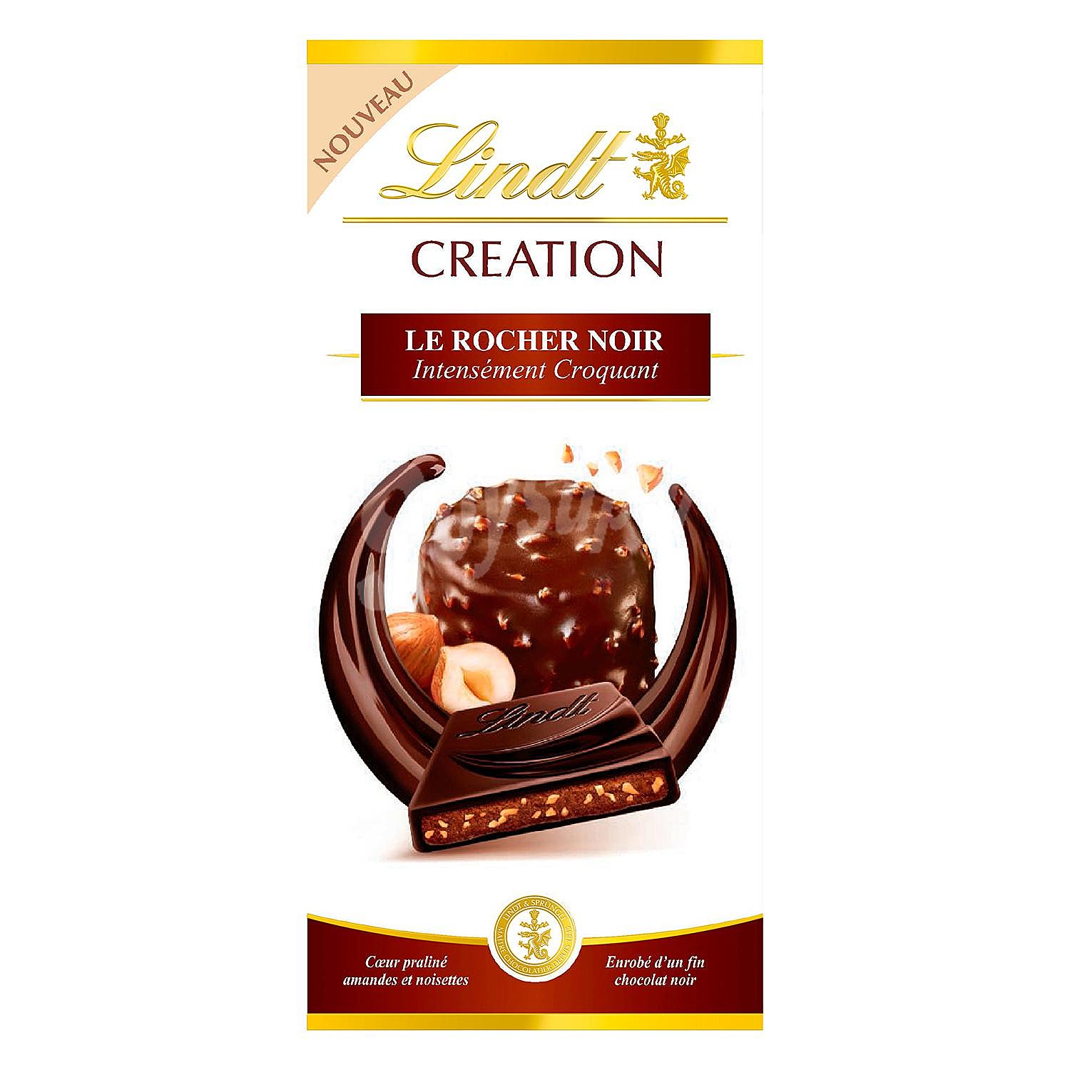 Chocolate negro relleno de avellanas Lindt Creation