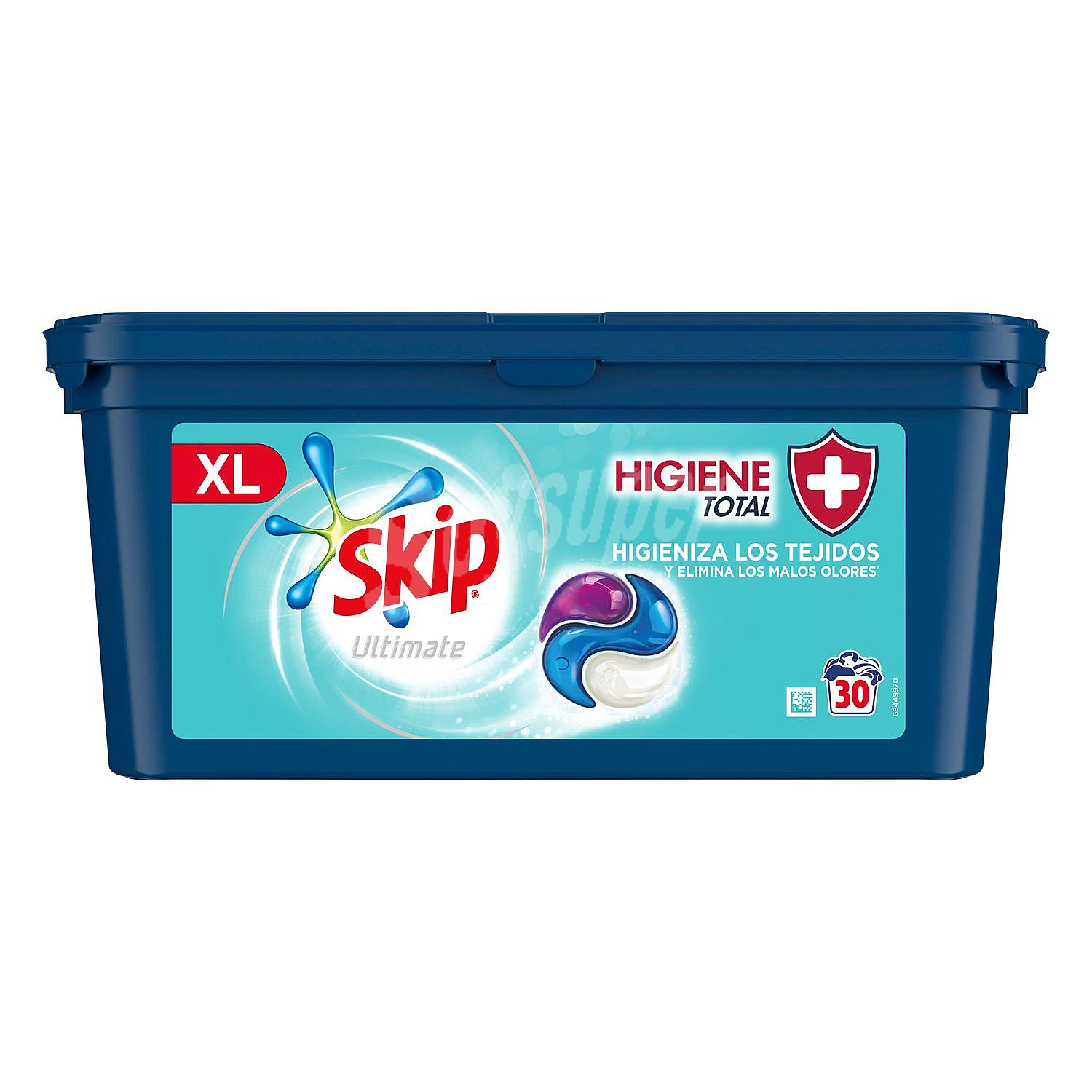 Detergente en cápsulas higiene total XL ultimate