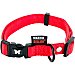 Collar nylon para perro color rojo 20mm-40/55cm