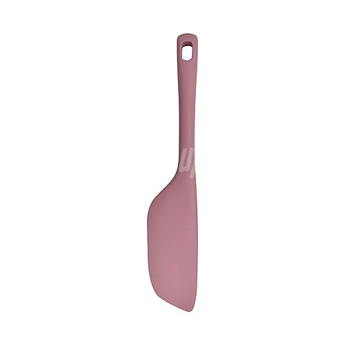 Cuchillo de silicona color rosa para repostería, 29 cm actuel.