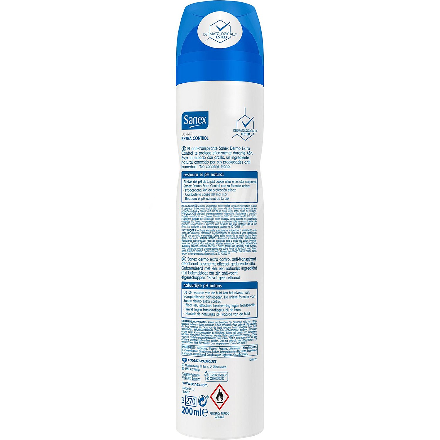 Desodorante en spray dermo extra control 48h pH Balance