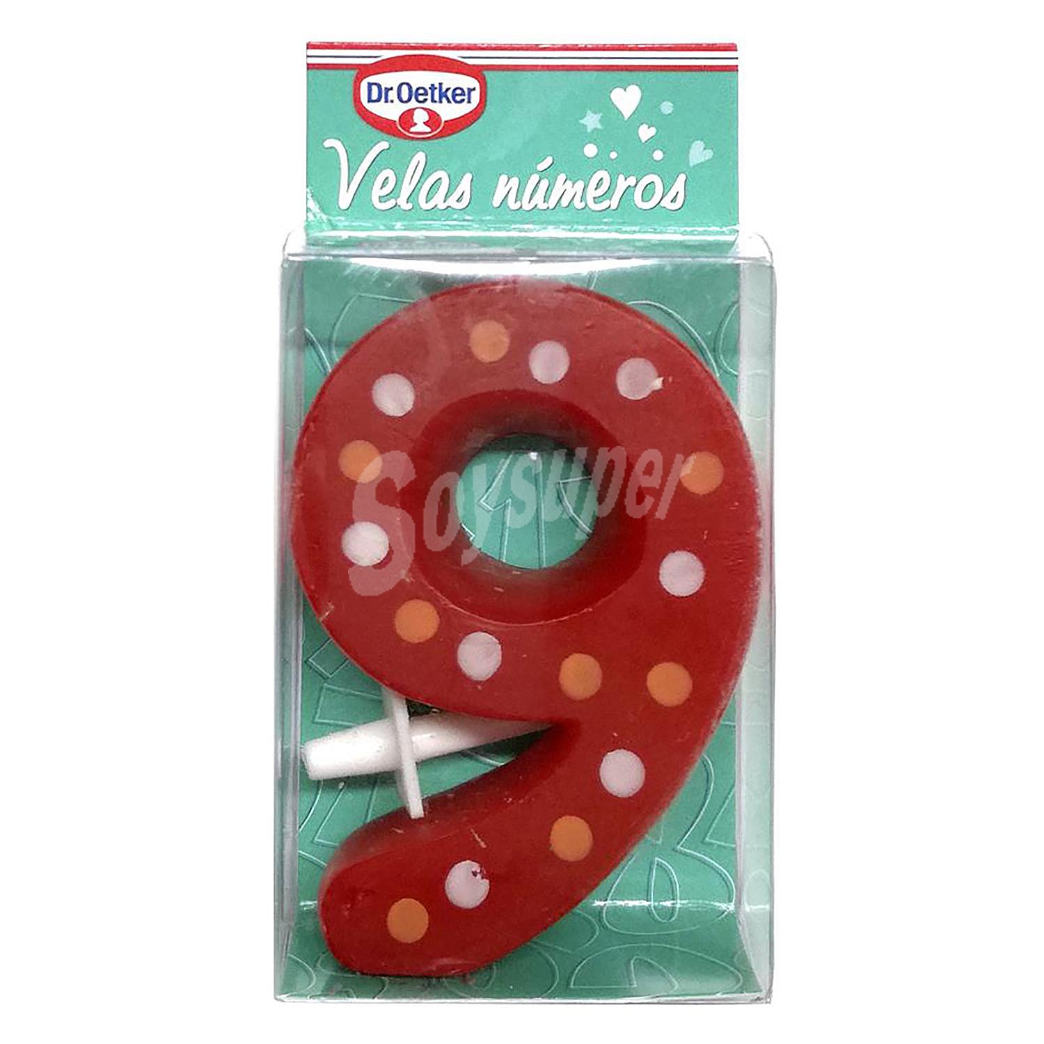 Vela número 9 Dr. Oetker