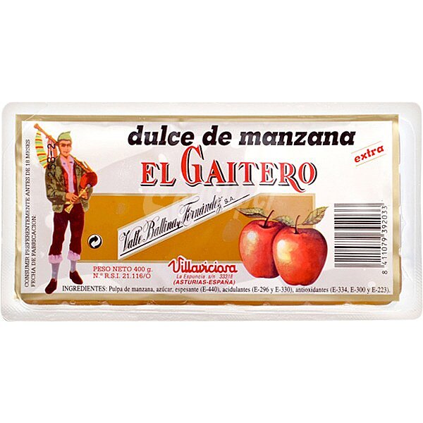 Dulce de manzana extra