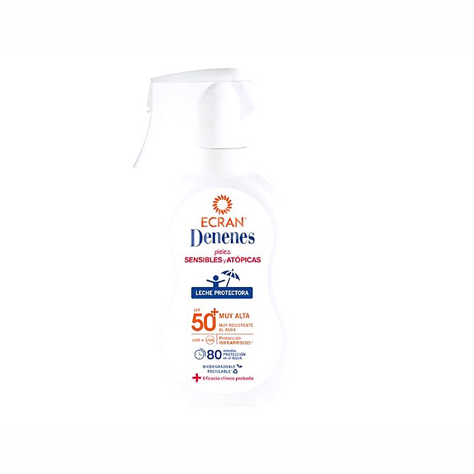 Spray leche protectora para pieles sensibles y atópicas SPF50+ Ecran Denenes