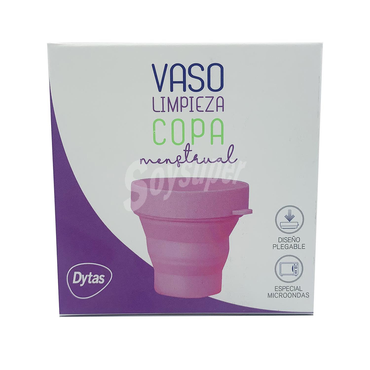 Vaso limpieza copa menstrual