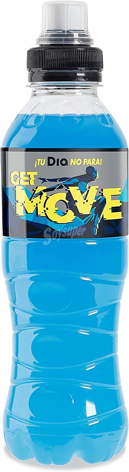 Bebida refrescante aromatizada azul Get move