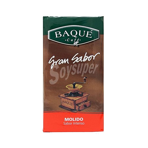 Baqué Café molido gran sabor baque