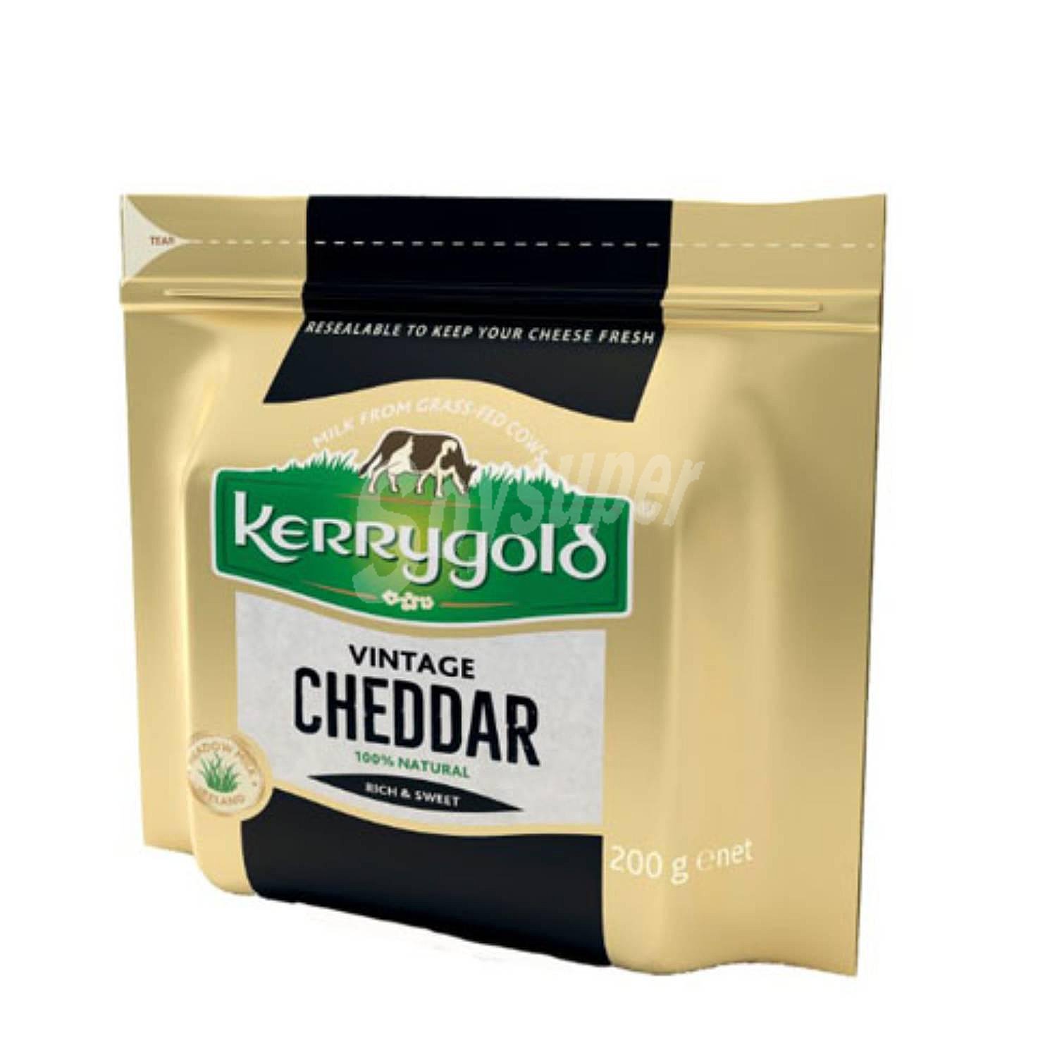 Queso Cheddar blanco vintage Kerrygold