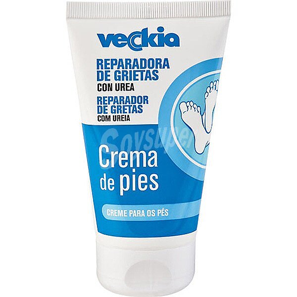 Crema reparadora de grietas con urea para pies