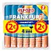 Salchichas Frankfurt cocidas de cerdo, pavo y pollo sabor ahumado pack 3 x 160 g sin gluten