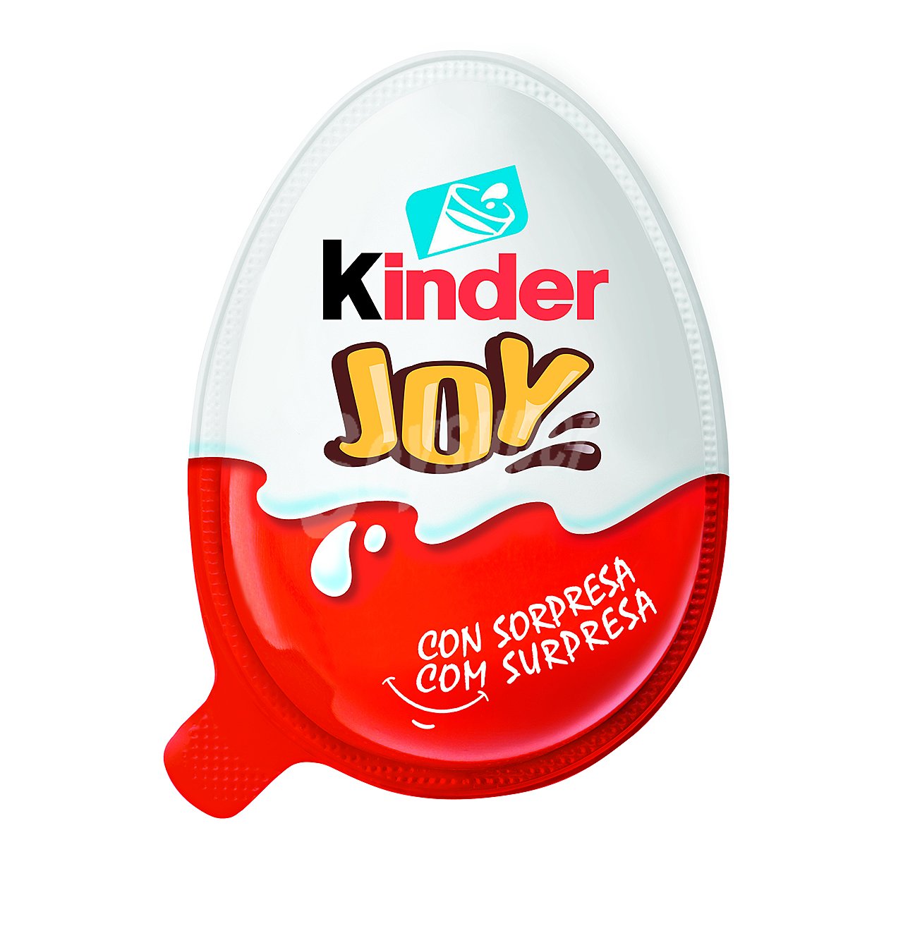 Huevo con crujiente bolita, con sorpresa kinder JOY