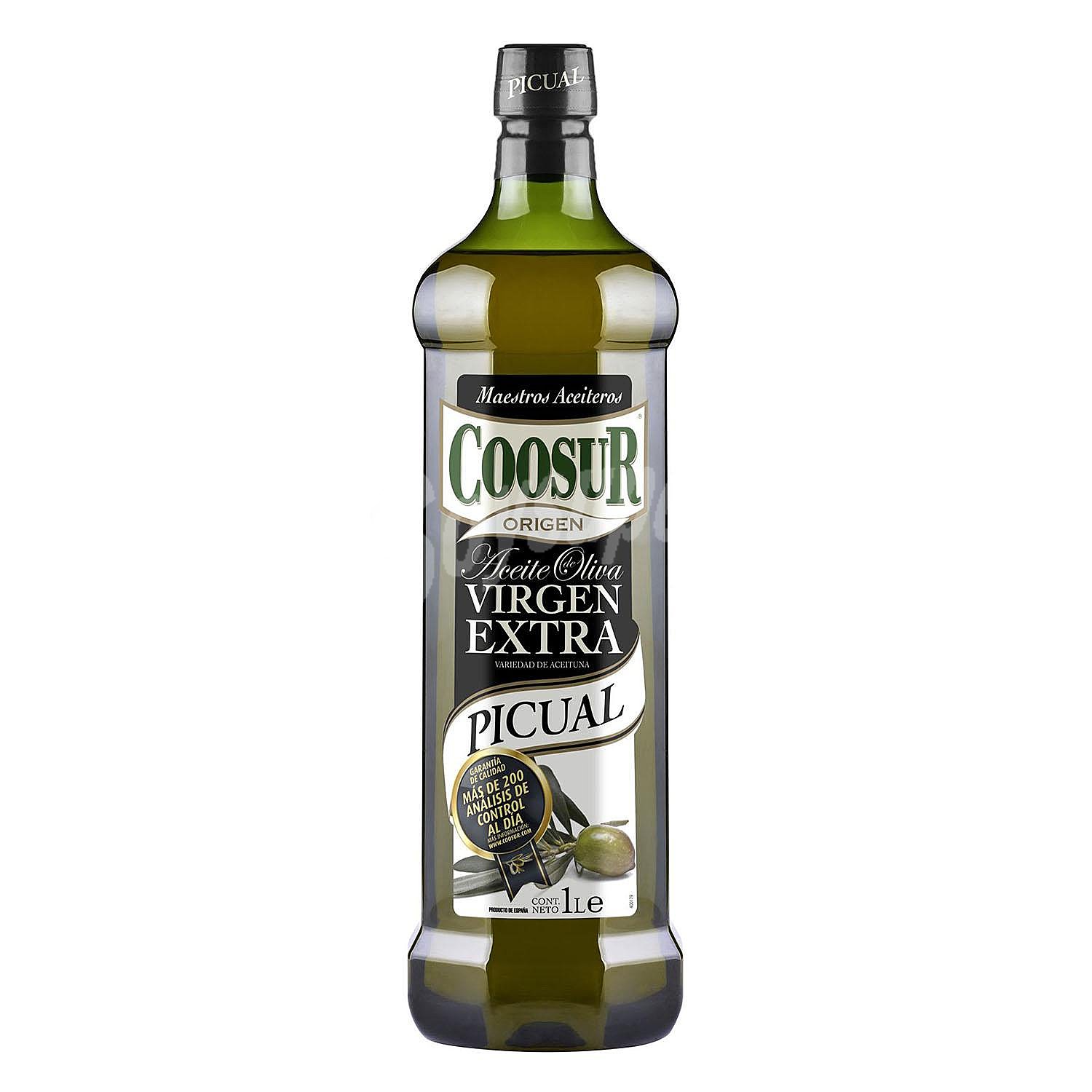 Aceite de oliva virgen extra Picual intenso coosur