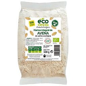 Harina de avena integral de cultivo ecológico