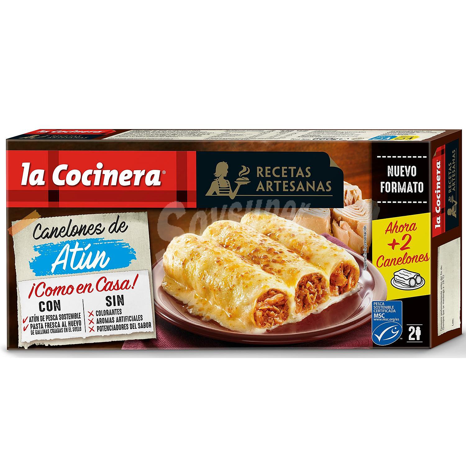 Canelones de atún Recetas Artesanas La Cocinera