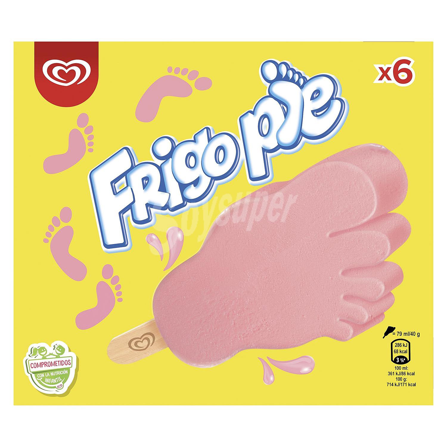 Helado Frigo Pie 6 ud