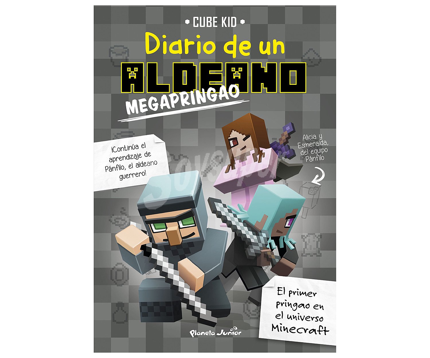 Minecraft. Diario de un aldeano megapringao. cube kid, Género: Infantil, Editorial: Planeta