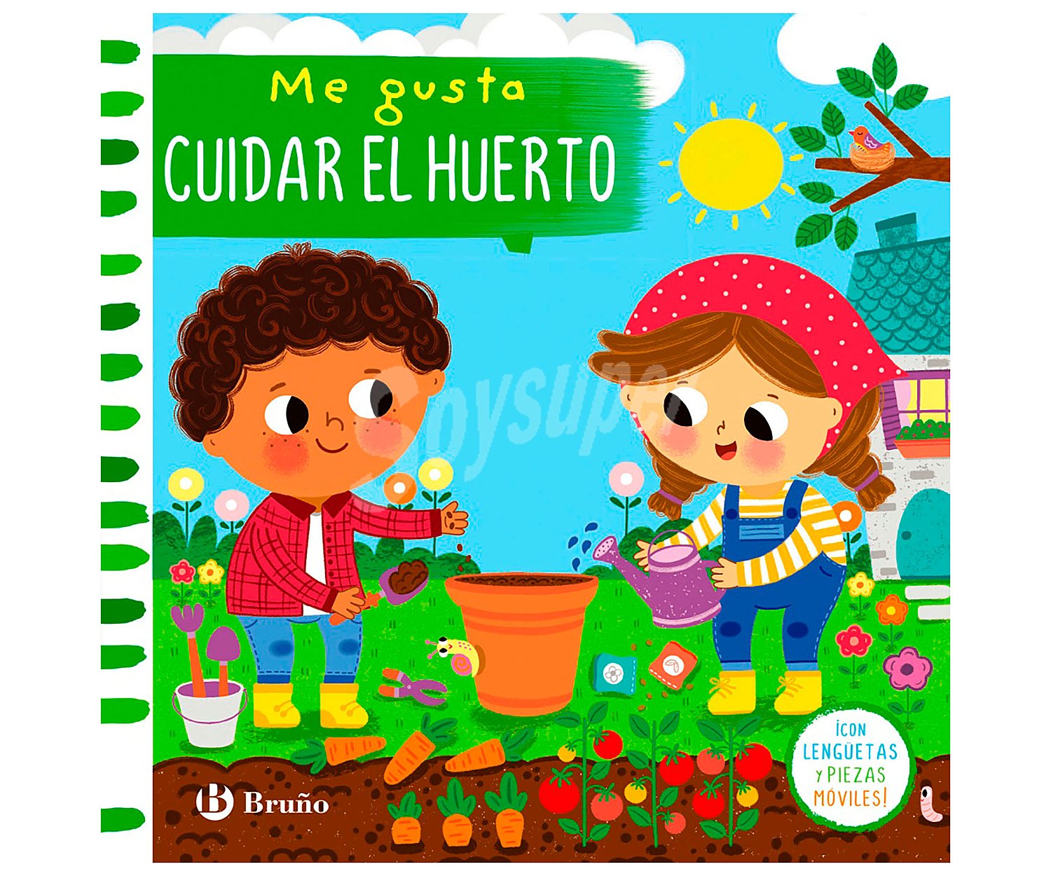 Me gusta cuidar el huerto, VV. AA. Género: infantil. Editorial Bruño.