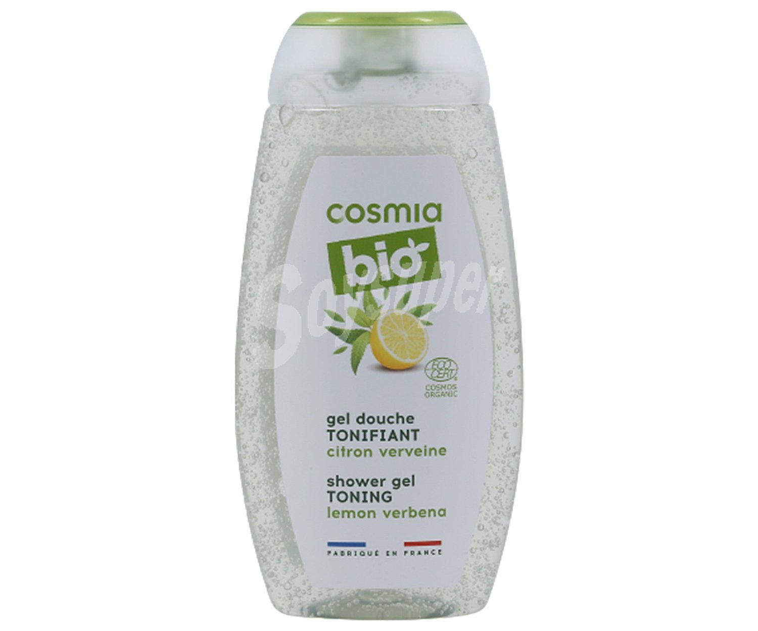 Cosmia Gel tonificante para baño o ducha con extracto de Limón Verbena de origen ecológico cosmia Bio