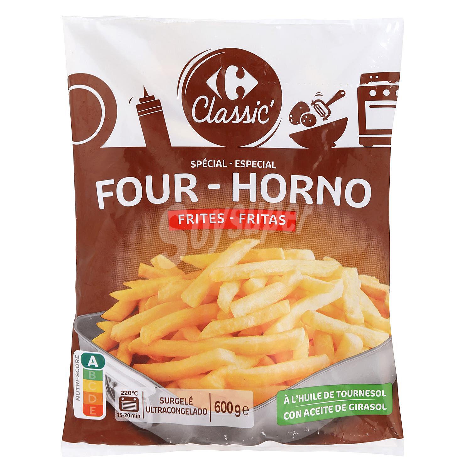 Patatas fritas especial horno Carrefour Classic'