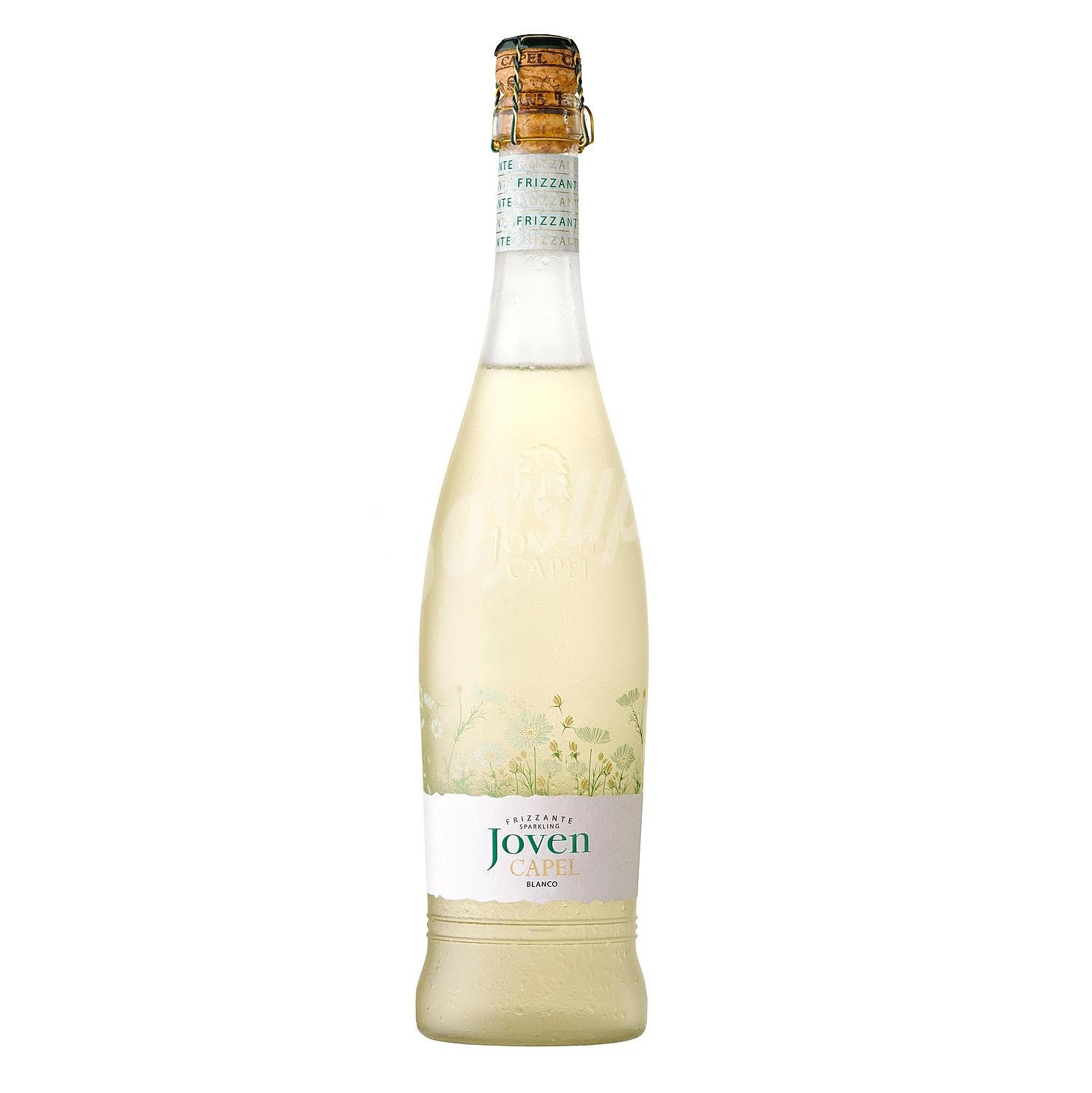 Vino blanco frizzante