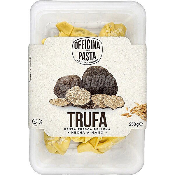 Spiga con trufa pasta fresca italiana hecha a mano