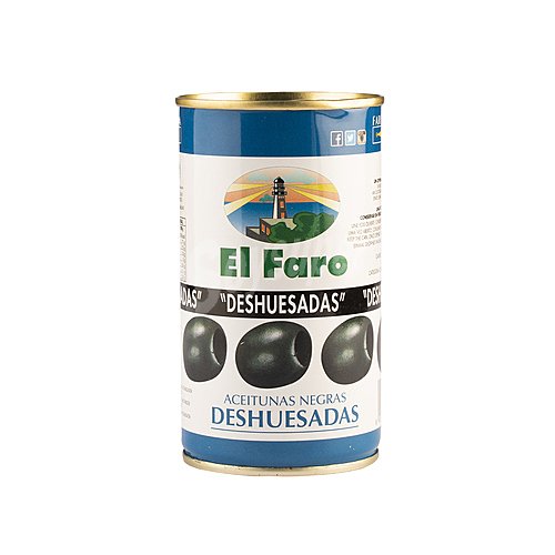 Aceitunas negras deshuesadas