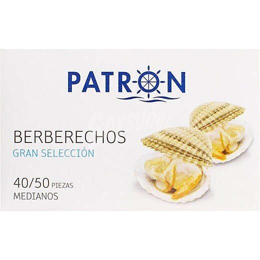 Patron Berberechos medianos al natural patron