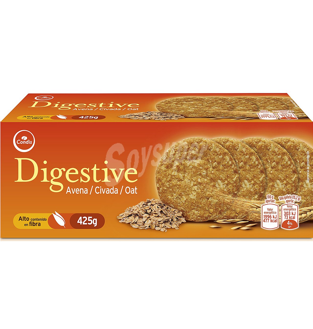 Galletas condis digestive avena