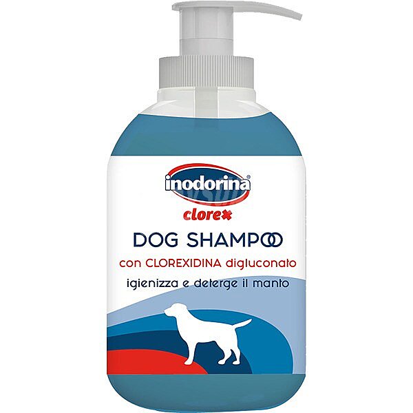 Champú para perros con clorhexidina dosificador 300 ml