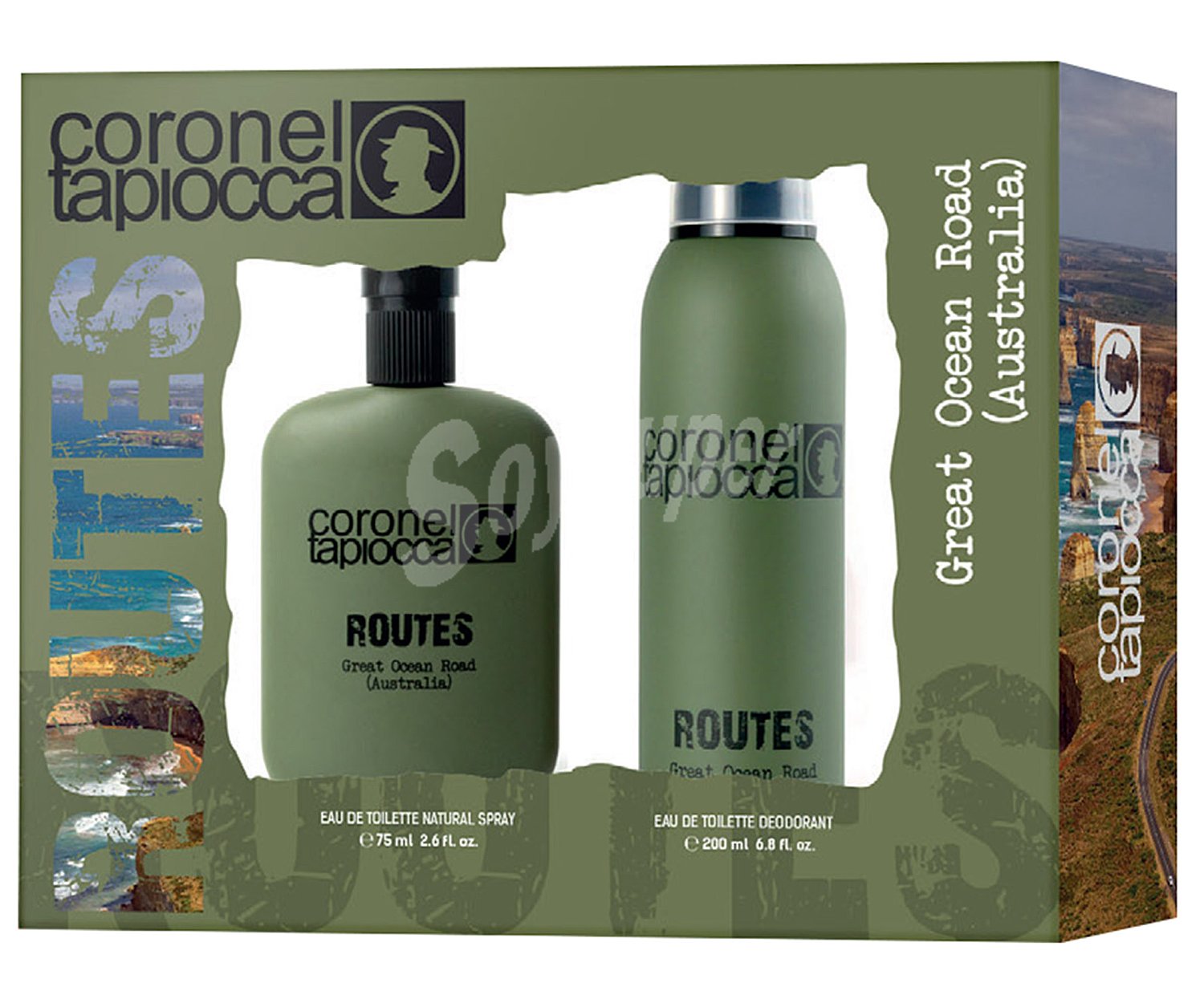 Estuche regalo para hombre tapioca Routes