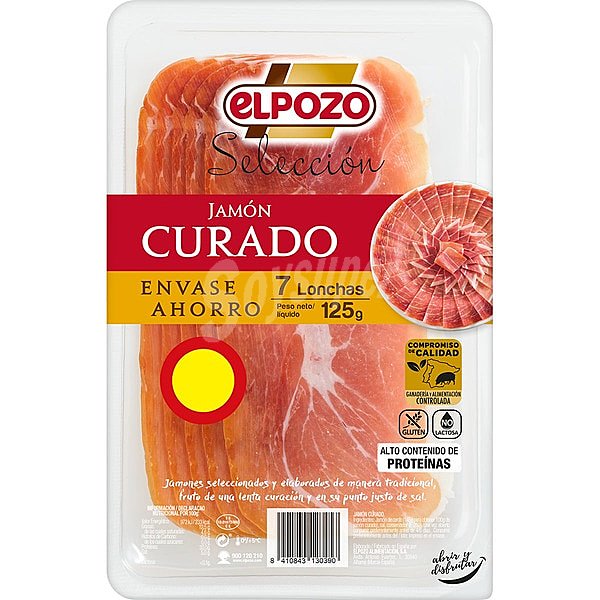 Selección jamón curado en lonchas