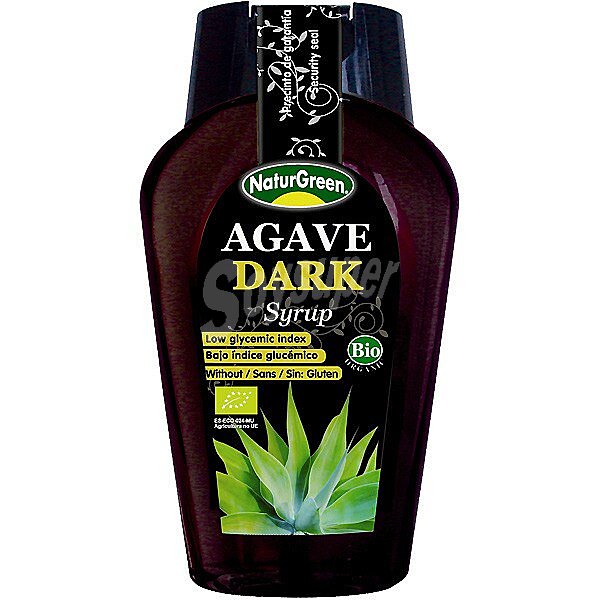 Sirope de agave dark ecológico sin gluten