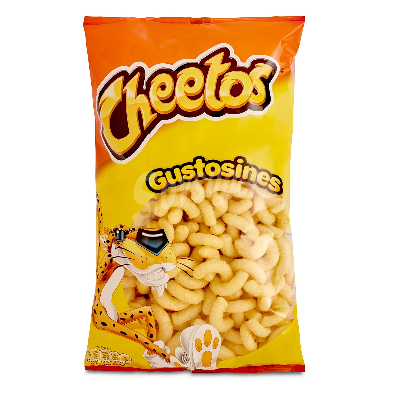 Snack de gusanos de maíz de matutano cheetos gustosines