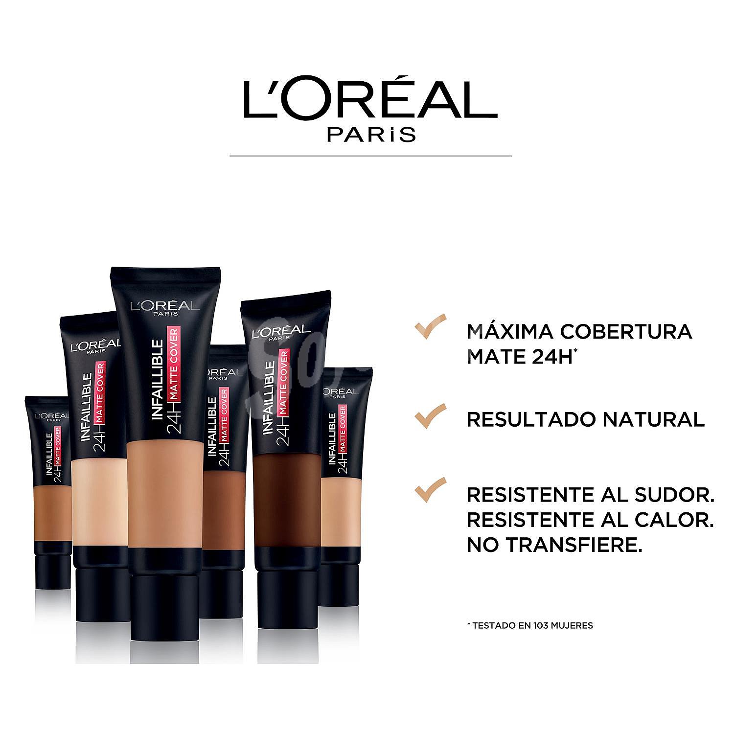 Base de maquillaje matte cover 200 golden sand l'oréal Perfection