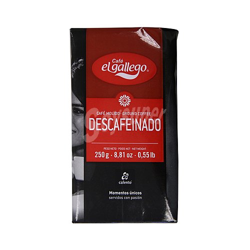 EL gallego Café molido descafeinado natural Esencia EL gallego