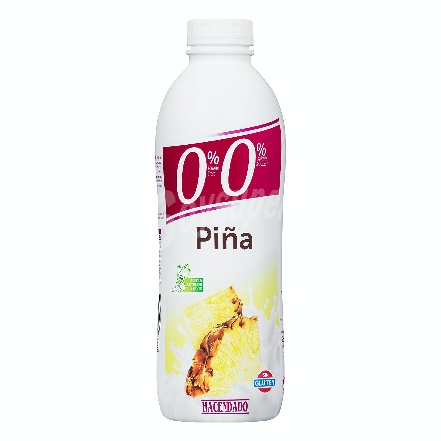 Yogur liquido desnatado piña